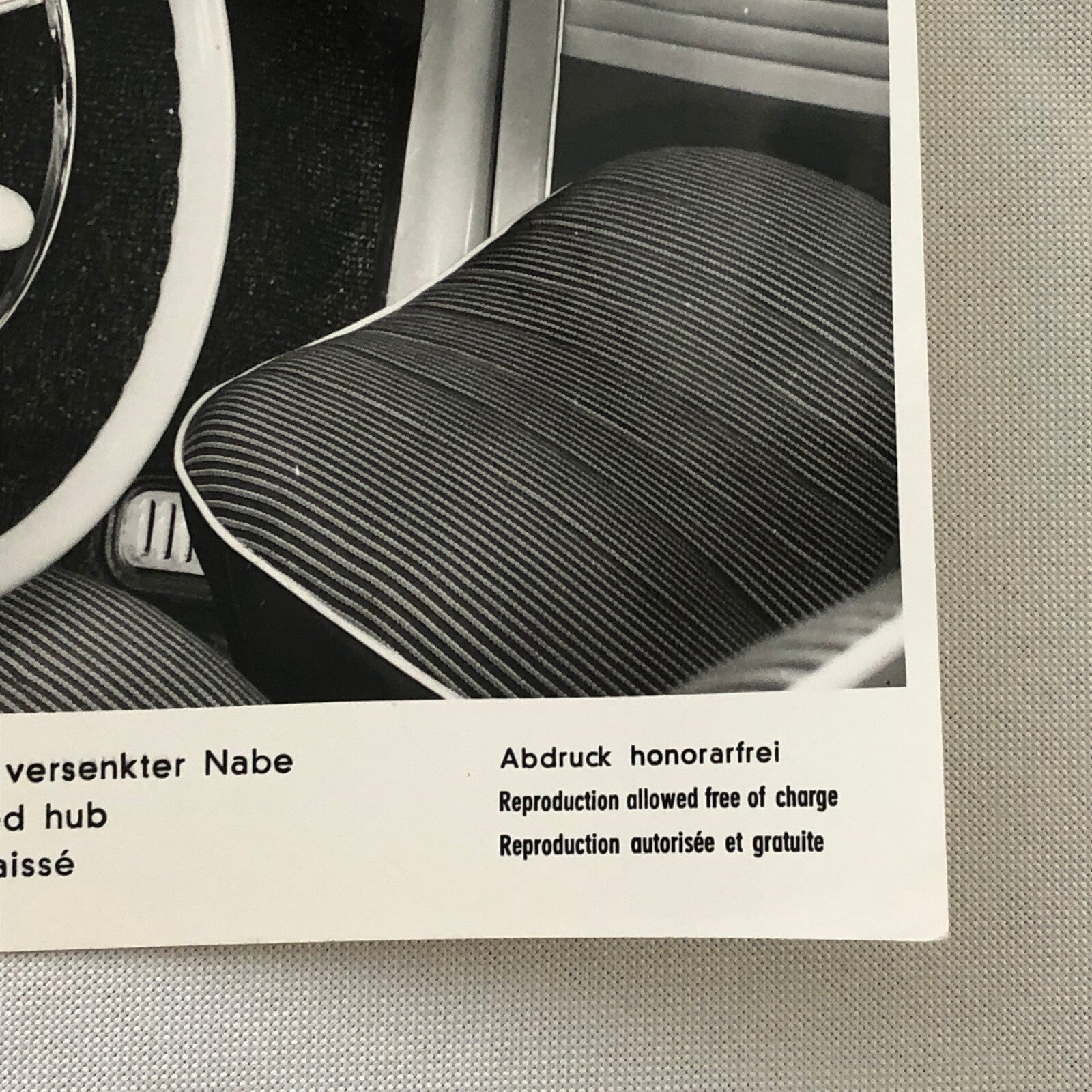 Volkswagen VW Beetle Factory Press Photo Photograph Print 1959