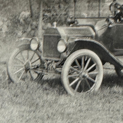 Vintage Car Automobile Photo Photograph Print Snapshot People