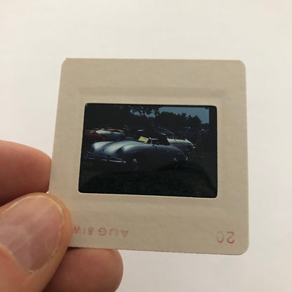 Porsche 356 Cabriolet Convertible Car Show 35mm Photo Slide Vintage 1981