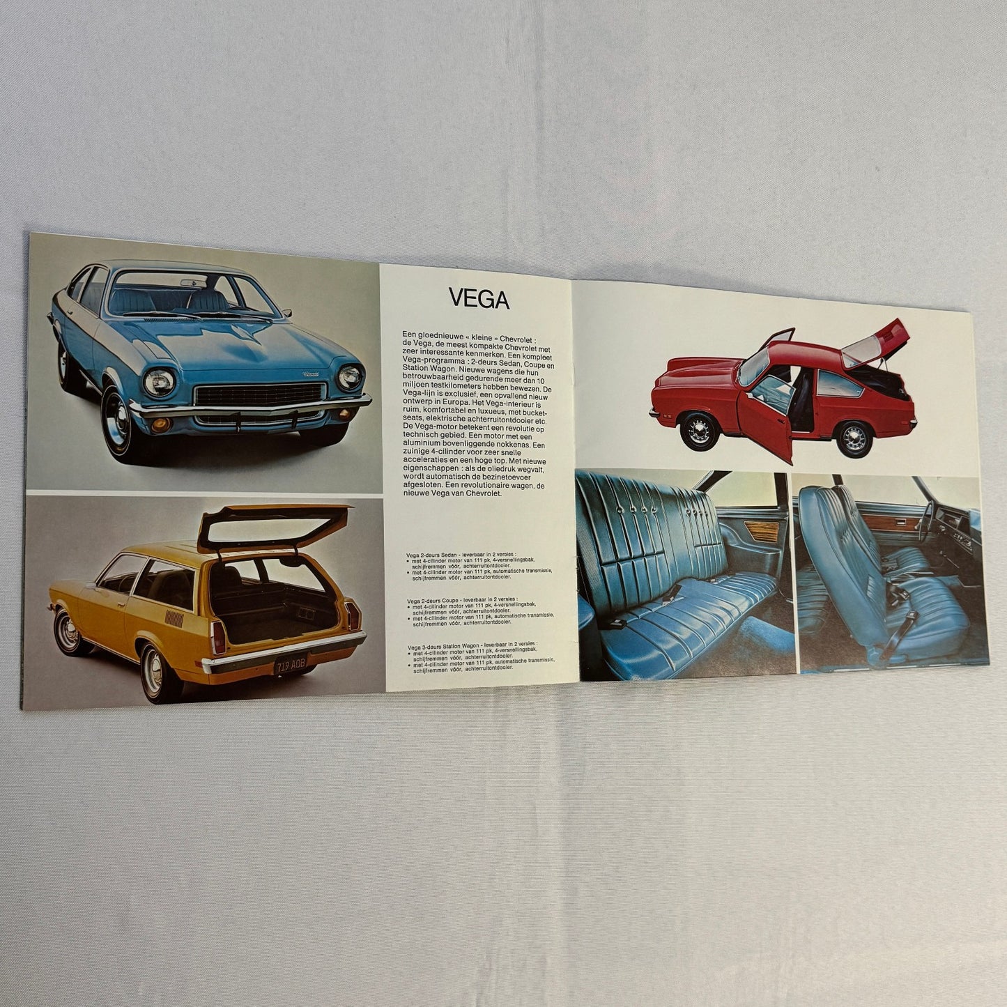 1971 Chevrolet Car Sales Brochure Catalog Corvette Vega Caprice Camaro DUTCH