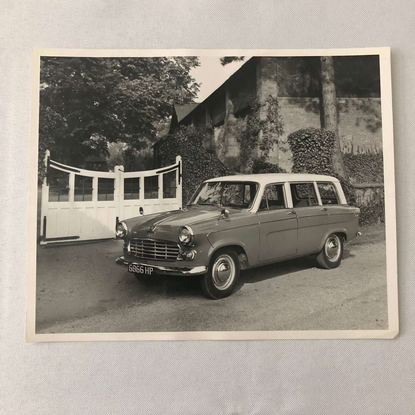 1961 Standard Vanguard Luxury Six Estate Car Factory Press Photo Photograph