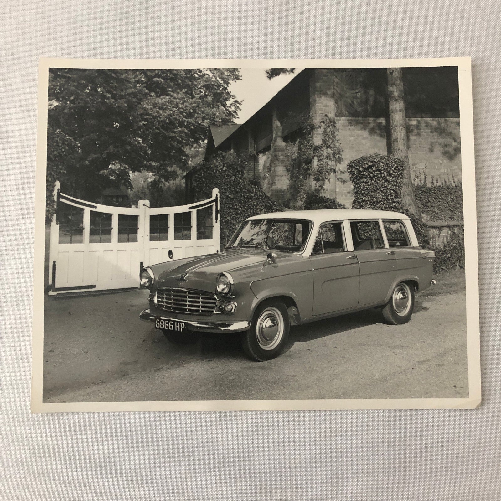 1961 Standard Vanguard Luxury Six Estate Car Factory Press Photo Photograph