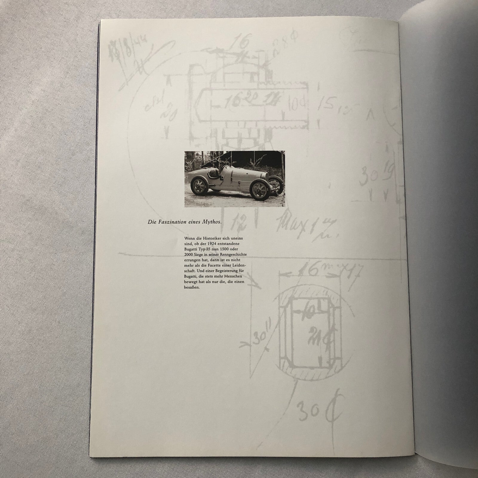 Bugatti Chiron EB 18/3 Concept Car Sales Brochure Catalog