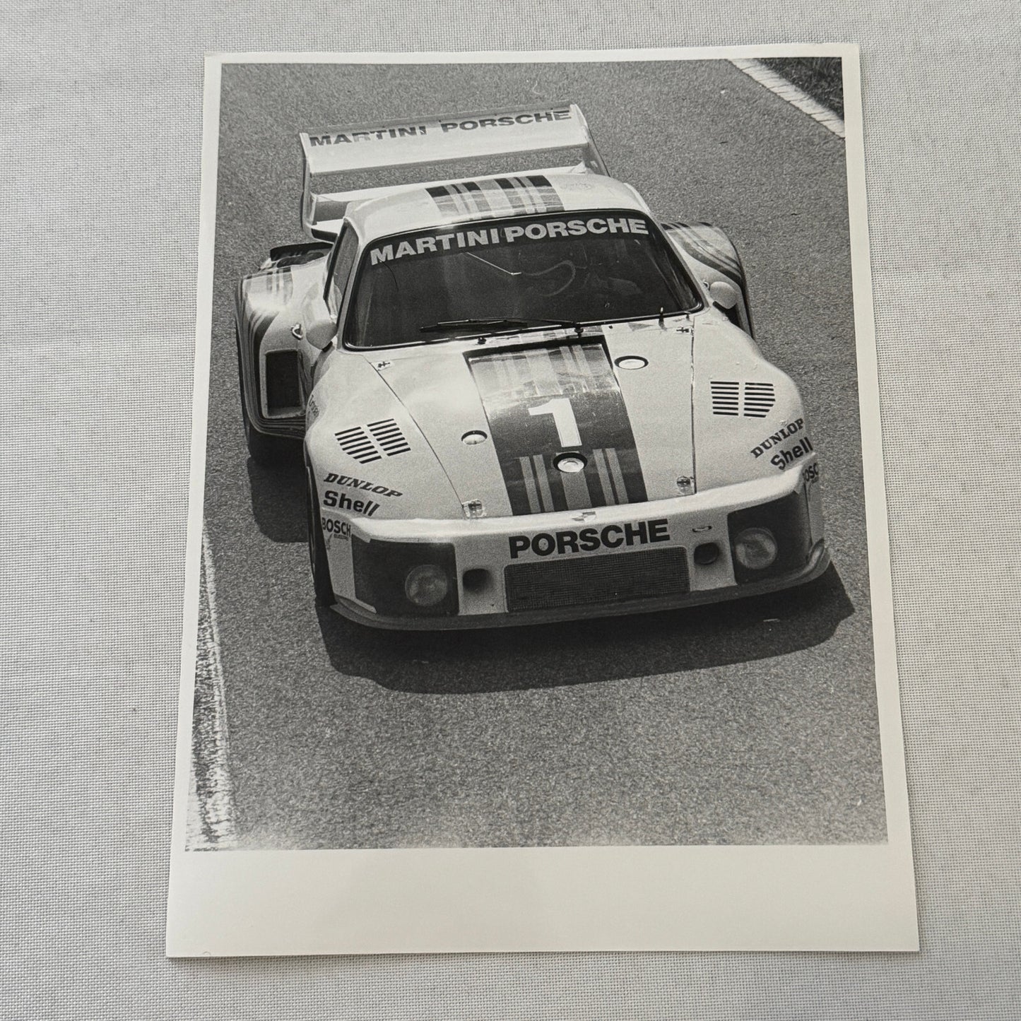 Porsche 935 Martini Racing Car Vintage Photo Photograph Print