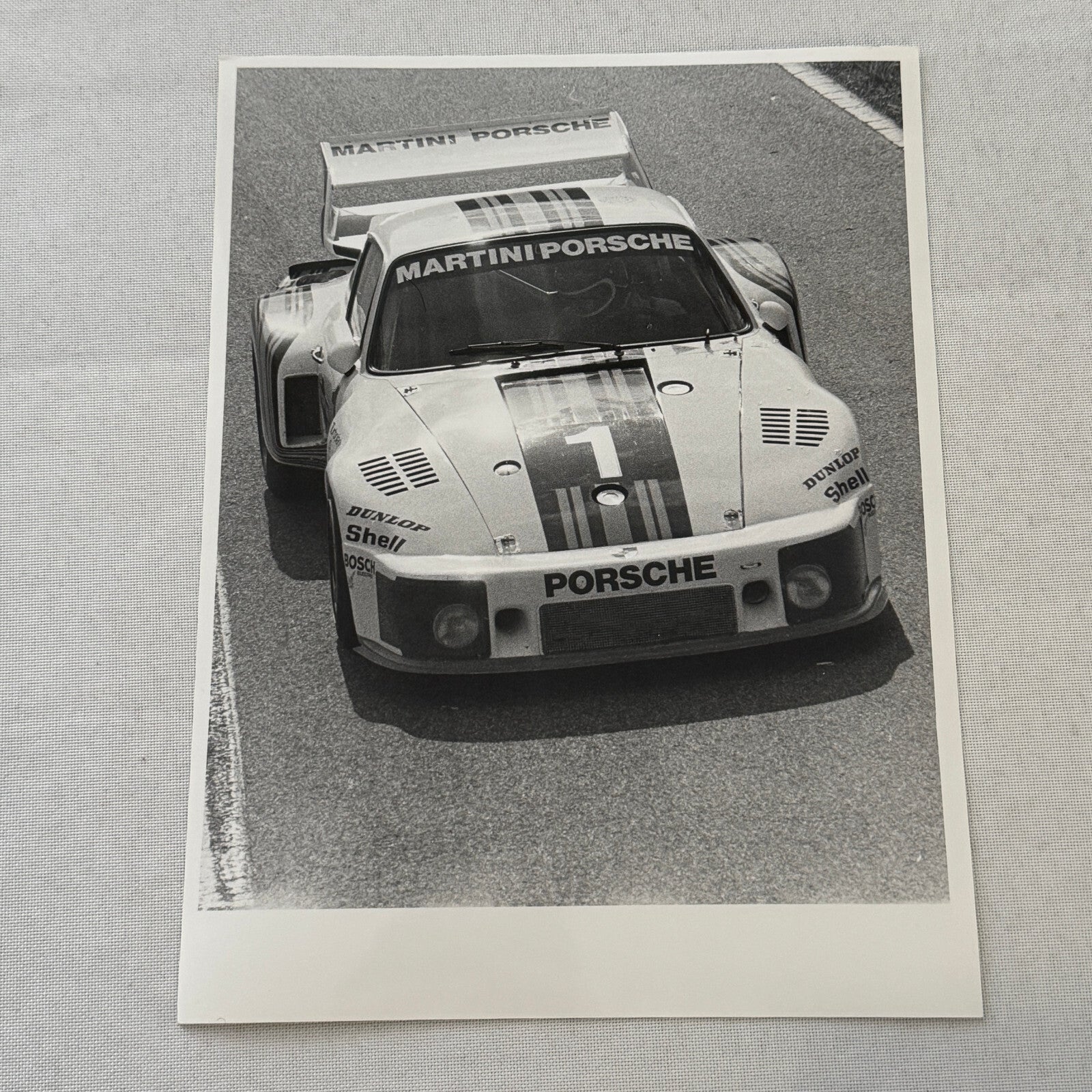 Porsche 935 Martini Racing Car Vintage Photo Photograph Print