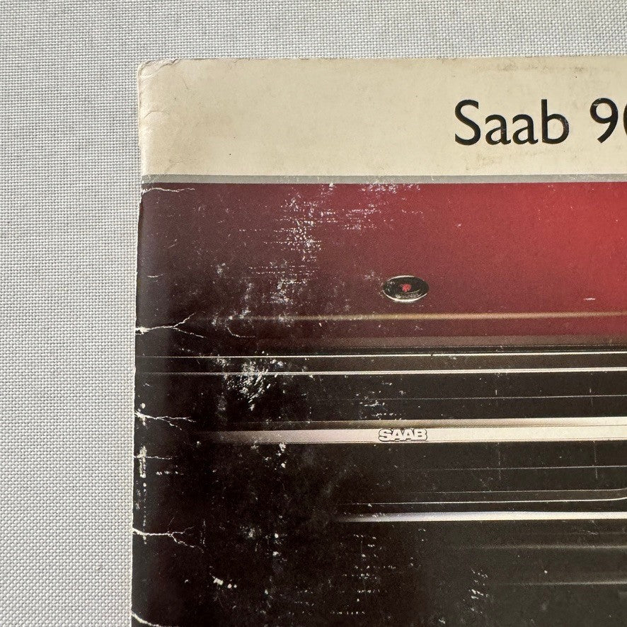 1990 Saab 900 Owners Manual Instruction Guide Book Saab SPG Turbo GERMAN