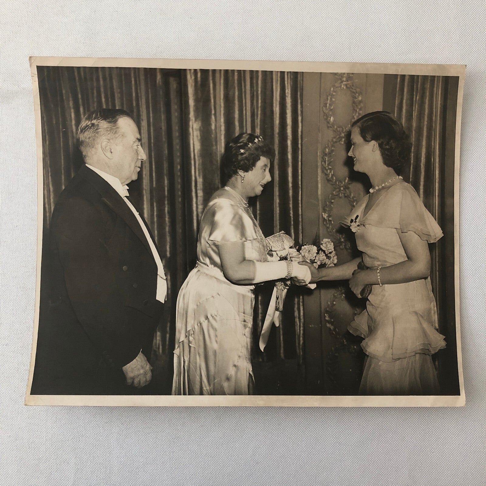 Vintage Press Photo photograph Society Ball 1933 UK Junior Imperial League