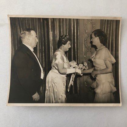 Vintage Press Photo photograph Society Ball 1933 UK Junior Imperial League