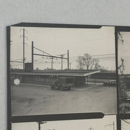 Vintage Pennsylvania Railroad Photo Contact Sheet Photograph Al Paul Lefton PRR