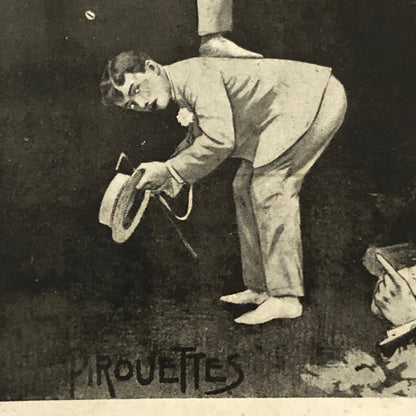 Circus Acrobat Performer Act Postcard Post Card Brothers Kri-Ple-Bers Vintage