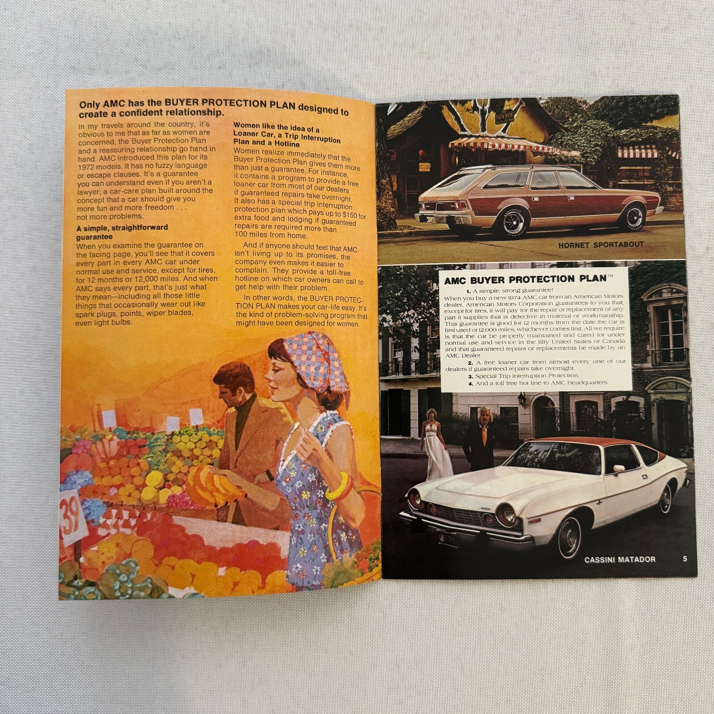 American Motors AMC Sales Brochure Catalog Levis Gremlin Matador X Hornet