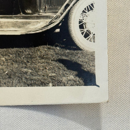 Vintage Car Automobile Photo Photograph Print Snapshot Couple Man Woman