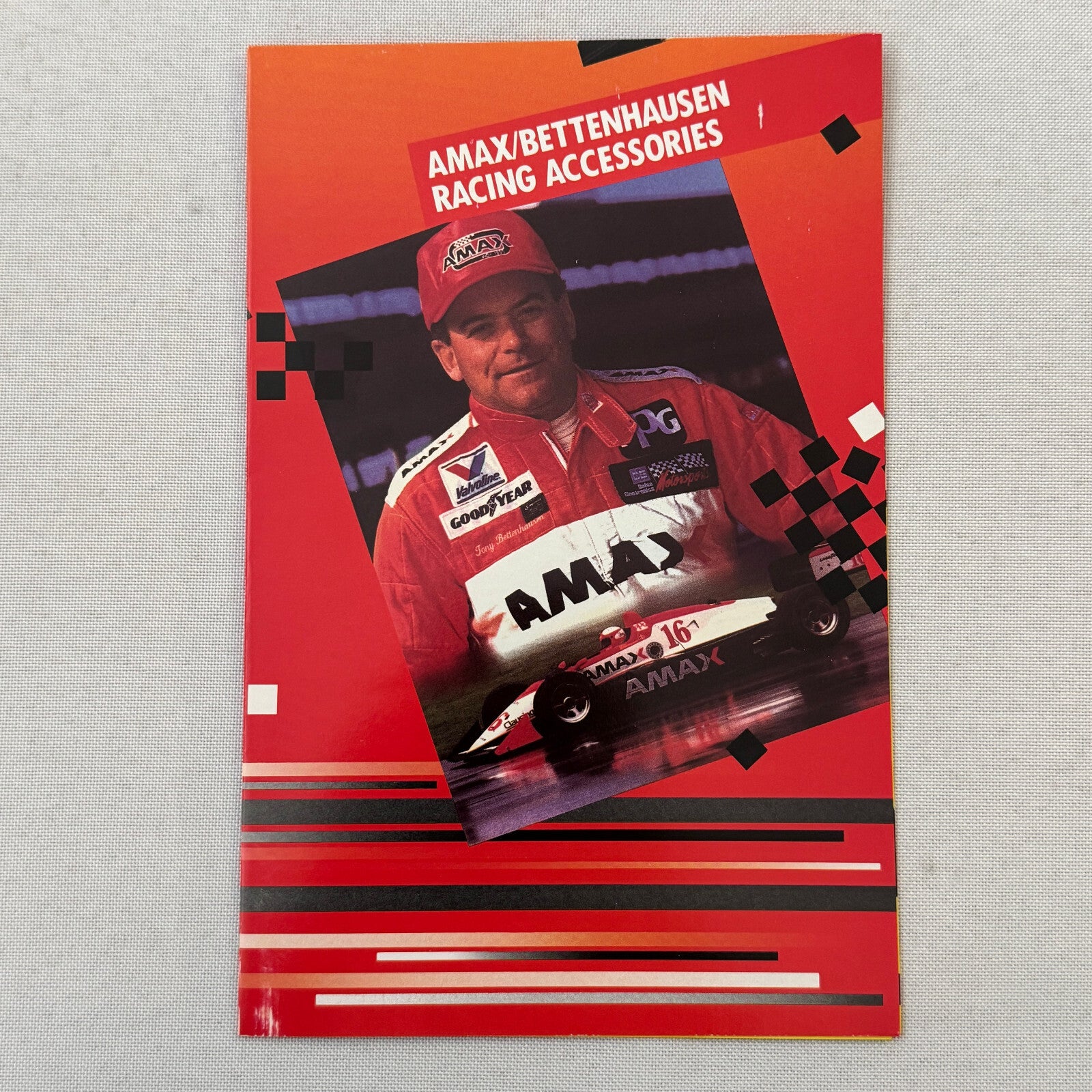 Tony Bettenhausen AMAX Racing Press Kit Brochure Penske Chevy 90 Indy Car