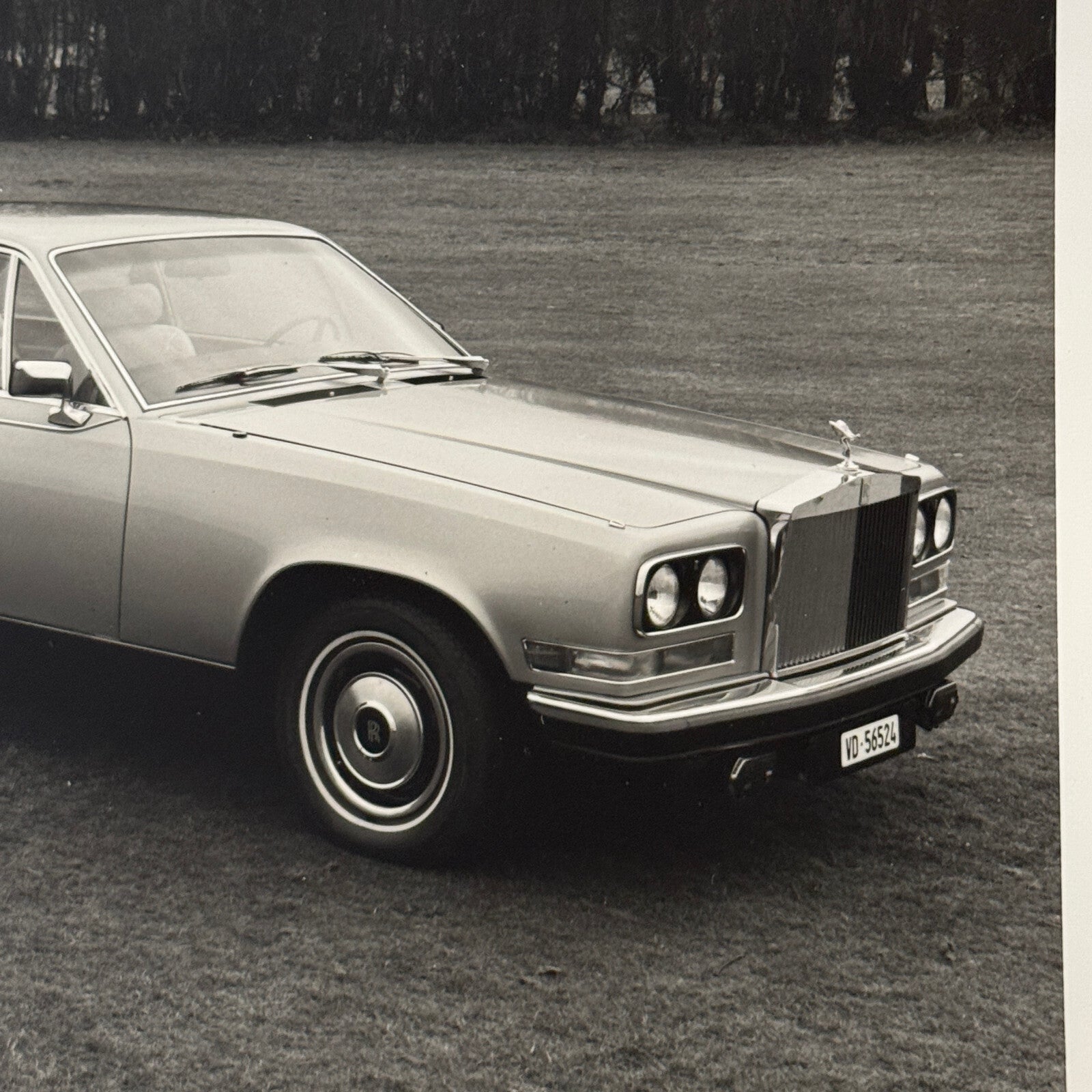 Rolls Royce Camargue Car Factory Press Photo Photograph Print 1980