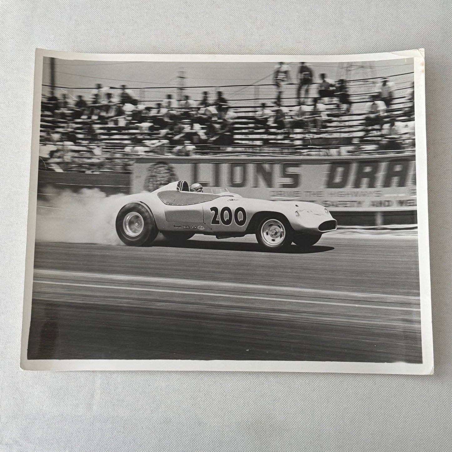 Vintage Dragster Drag Racing Photo Photograph Dean Moon Moonbeam Devin Car