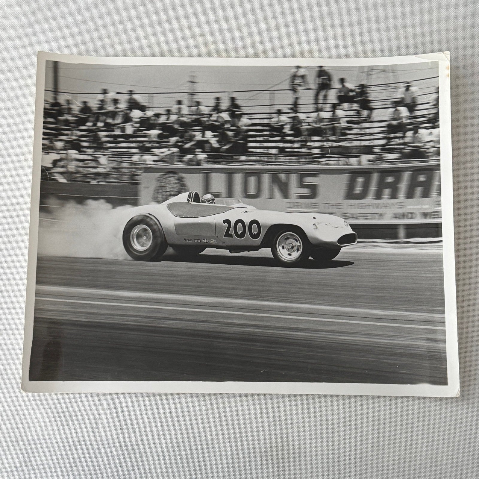 Vintage Dragster Drag Racing Photo Photograph Dean Moon Moonbeam Devin Car