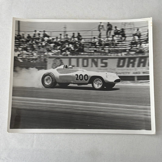 Vintage Dragster Drag Racing Photo Photograph Dean Moon Moonbeam Devin Car