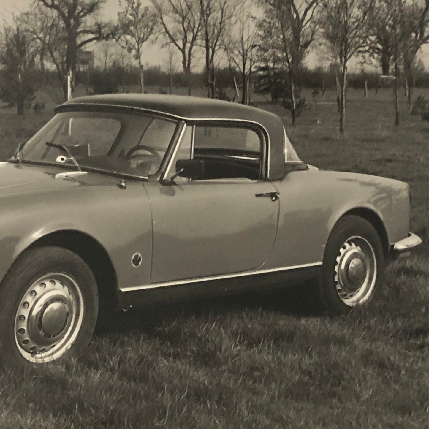 Vintage 1959 Alfa Romeo Giulia Spyder D80 Car Photo Photograph Print 