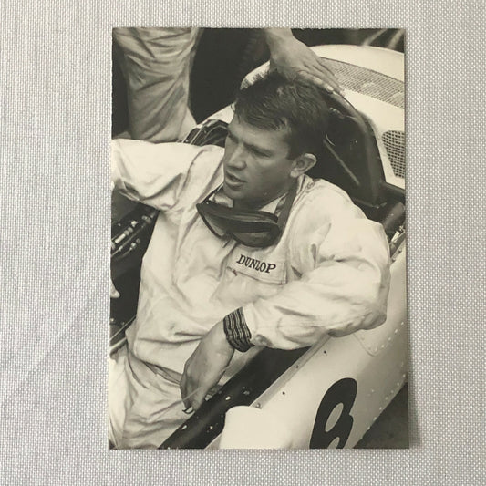 Vintage 1964 Ronnie Bucknum Honda Racing Driver Photo Photograph Print USA GP ? 