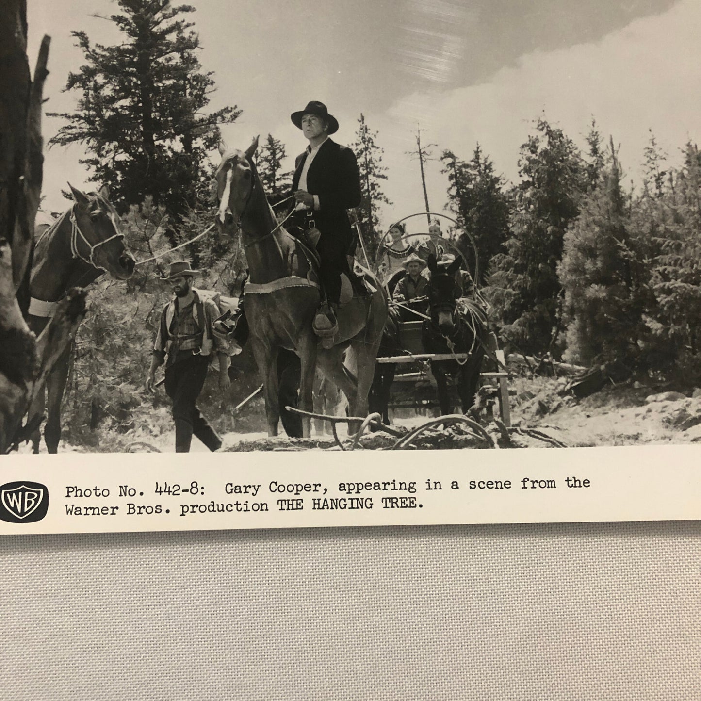 Actor Gary Cooper The Hanging Tree Movie Press Photo Photograph Warner Brothers