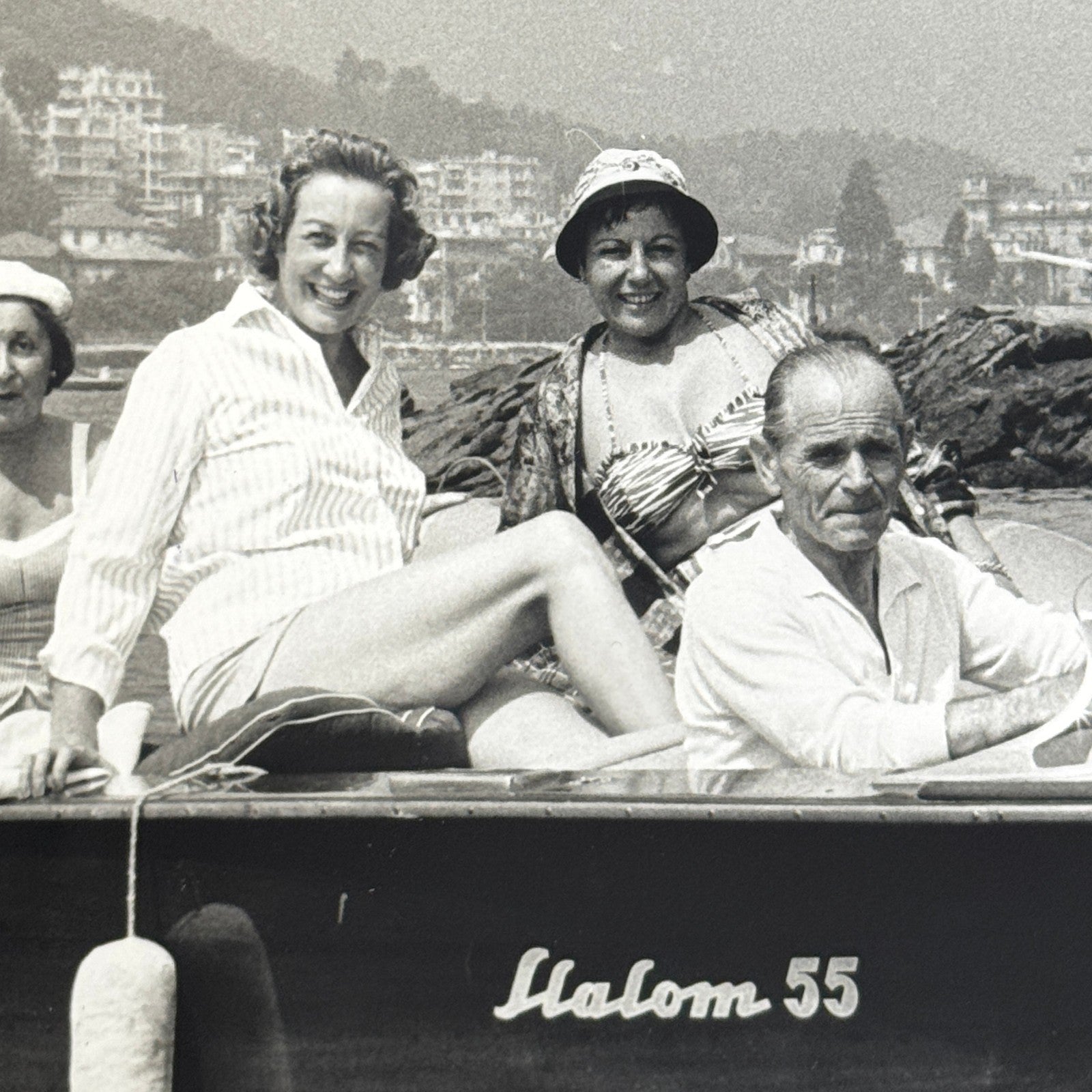 Juan Manuel Fangio Retirement Vacation Holiday Italian Press Photo F1 Racing