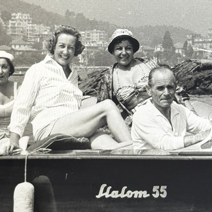 Juan Manuel Fangio Retirement Vacation Holiday Italian Press Photo F1 Racing