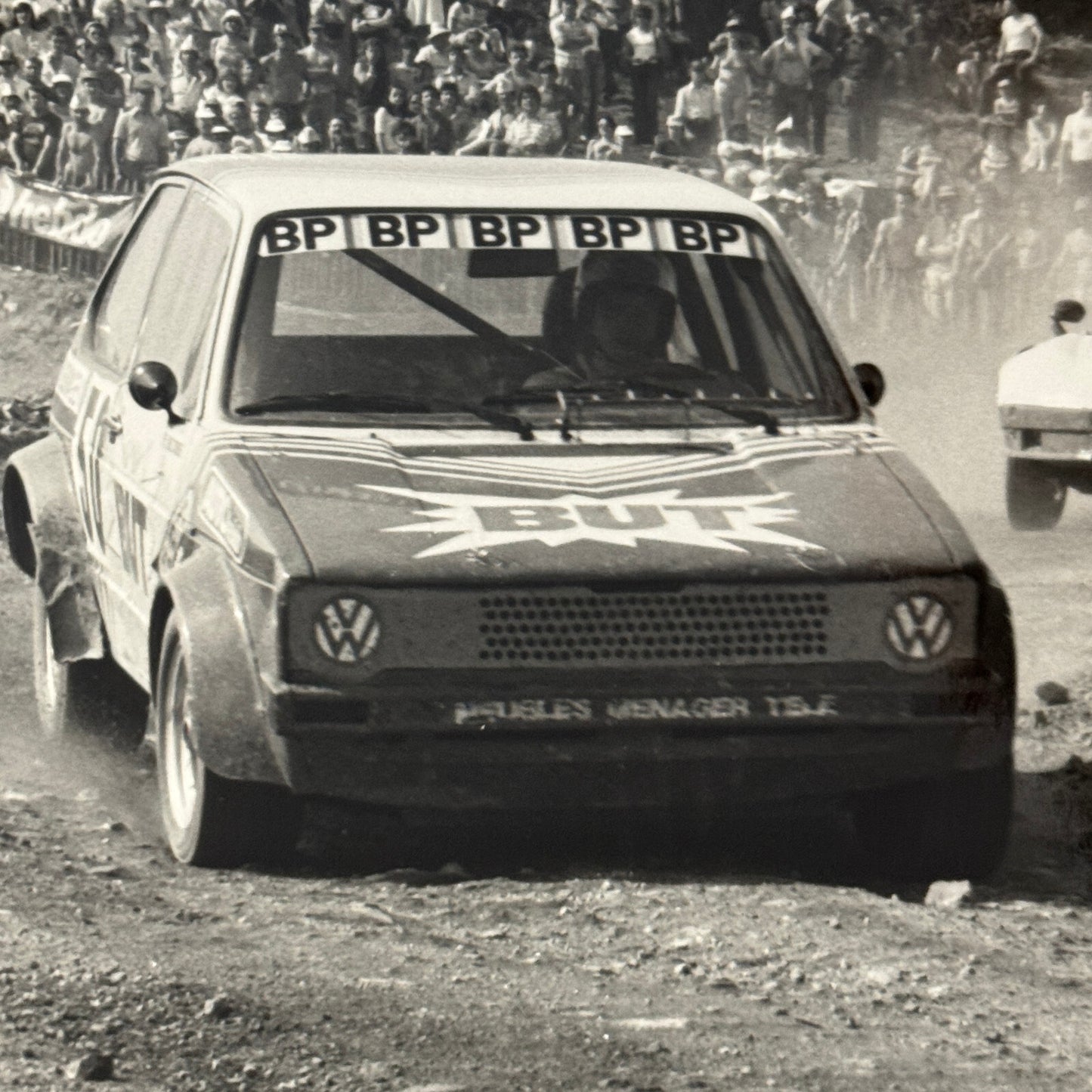 Volkswagen VW Rabbit Racing Car Photo Photograph Print DPPI Press Photo