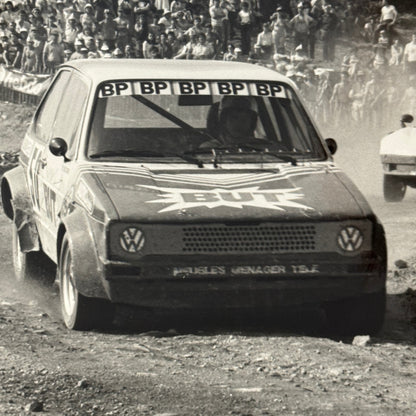 Volkswagen VW Rabbit Racing Car Photo Photograph Print DPPI Press Photo