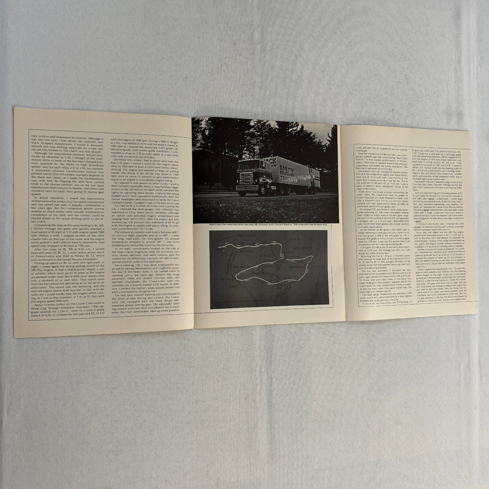 Mack Cruise Liner Truck Sales Brochure Catalog Advertising Cruise-Liner