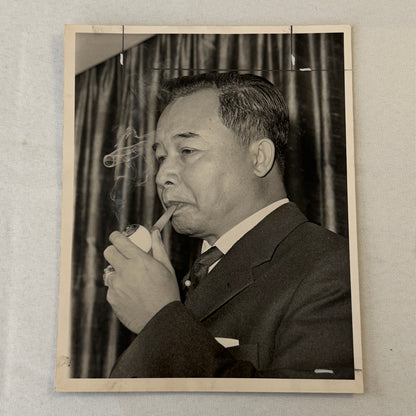 Prince Souvanna Phouma of Laos Vintage Press Photo Photograph 1961