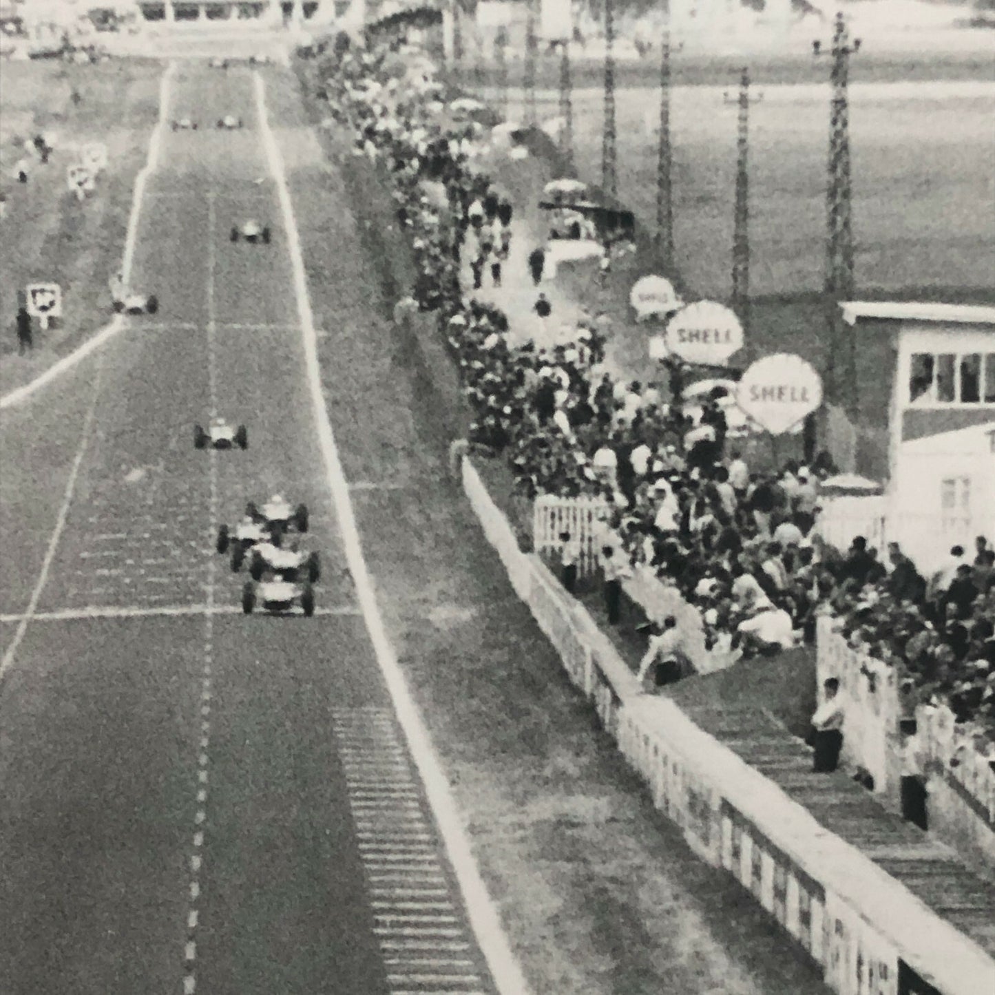 Vintage Car Racing Photo Photograph - Graham Hill Jim Clark + 
