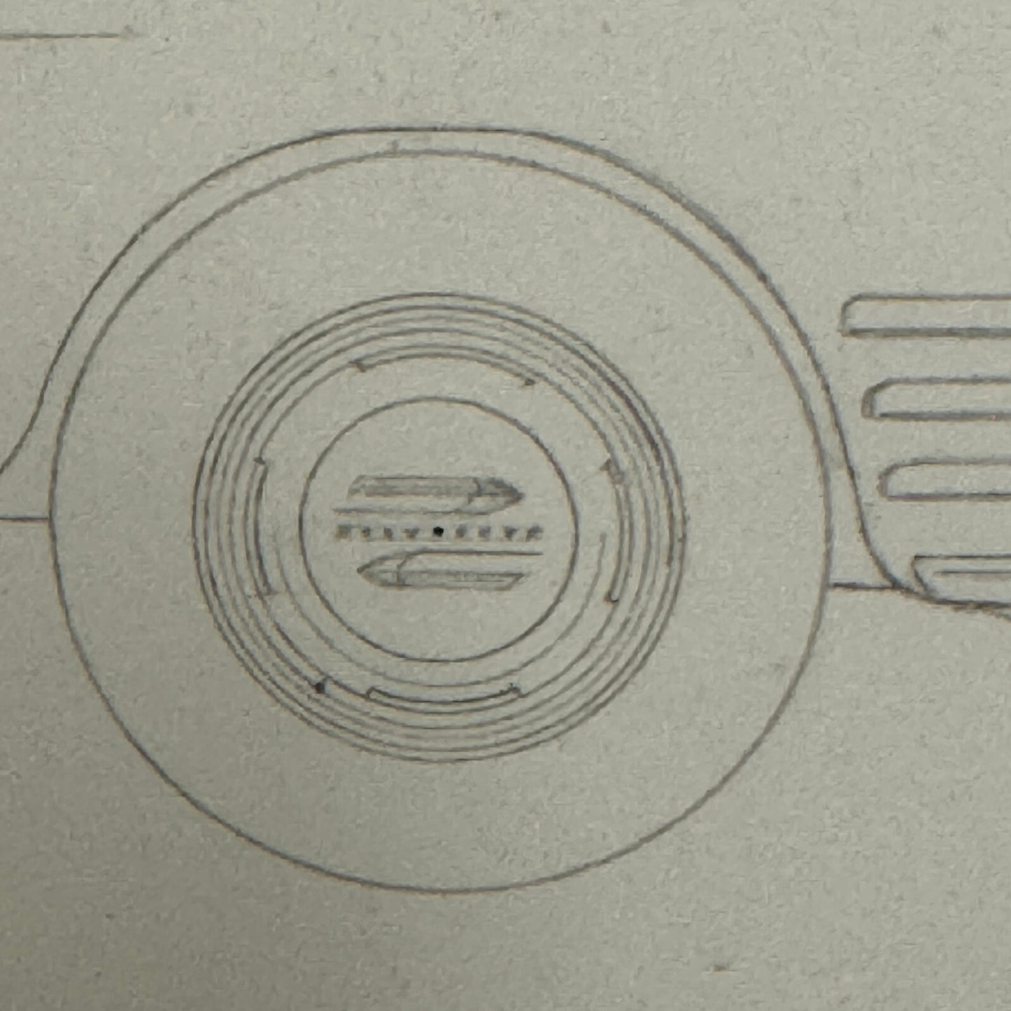 1942 Chevrolet Fleetline Aerosedan Illustration Art Drawing Hand Drawn