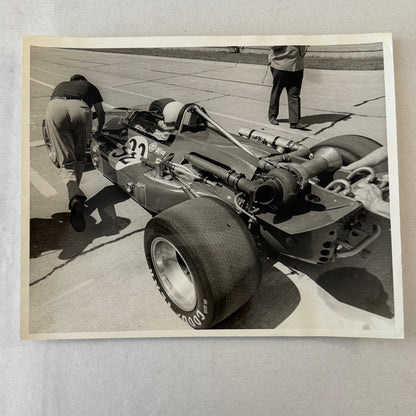 Vintage Racing Car Photo Photograph Print