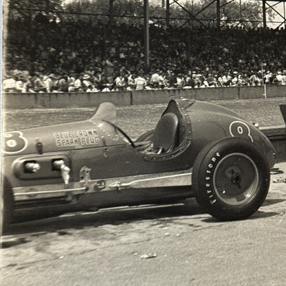 Vintage Racing Photo Photograph Unidentified Car MODERN PRINT