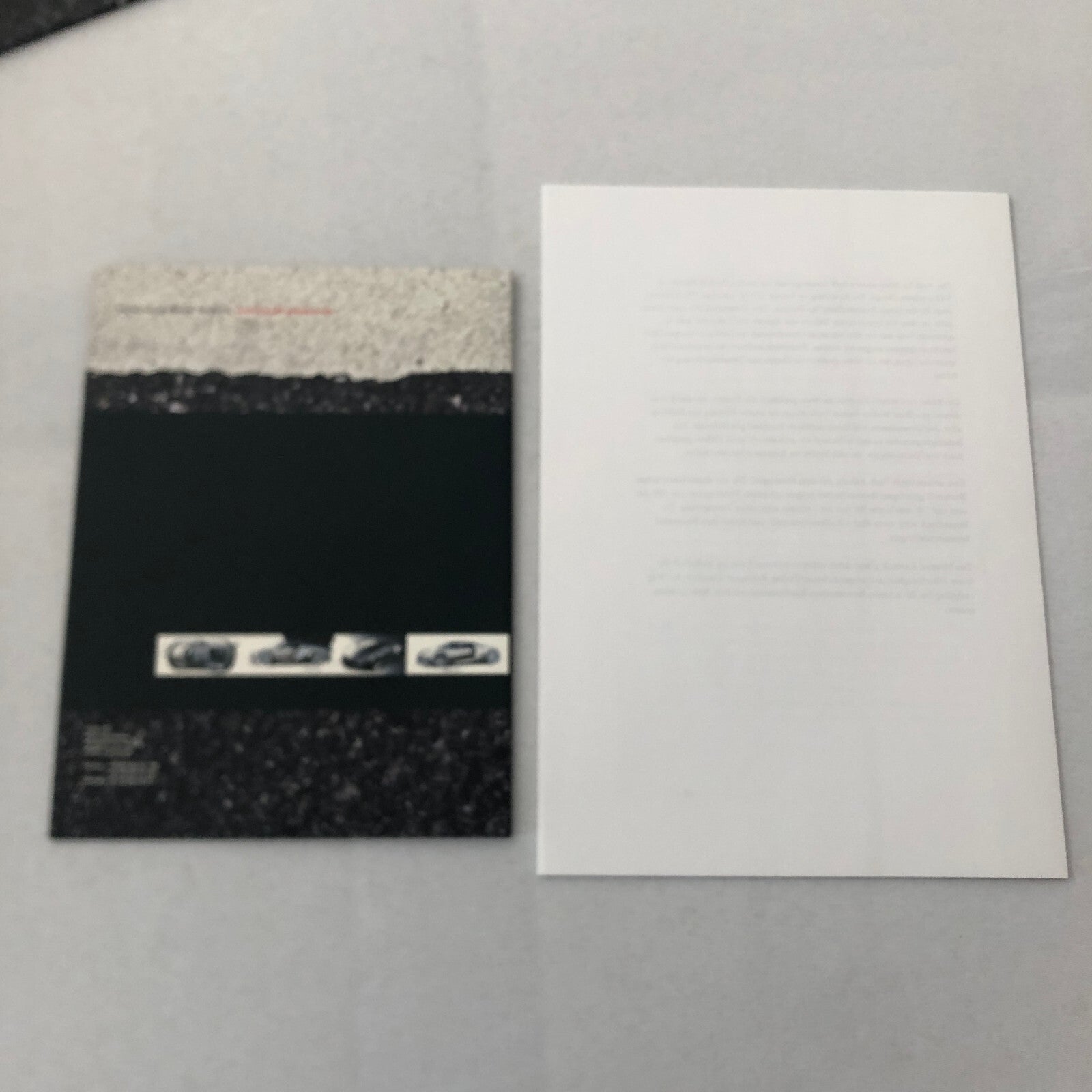2003 Audi LeMans Concept Car Prototype Press Kit Brochure Photo CD R8 GERMAN