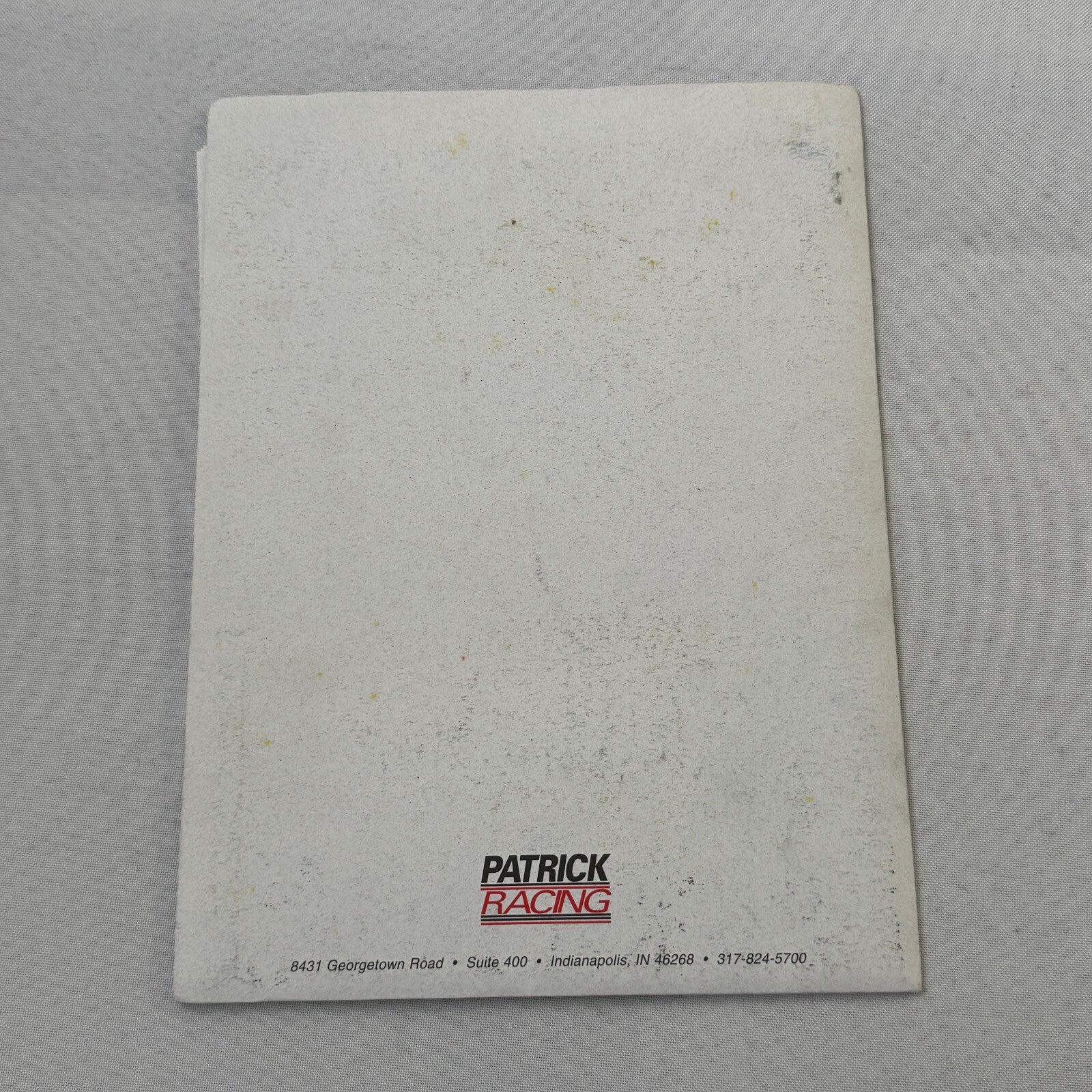 1996 Patrick Racing Scott Pruitt Indy Car Press Kit Brochure Photos Vintage