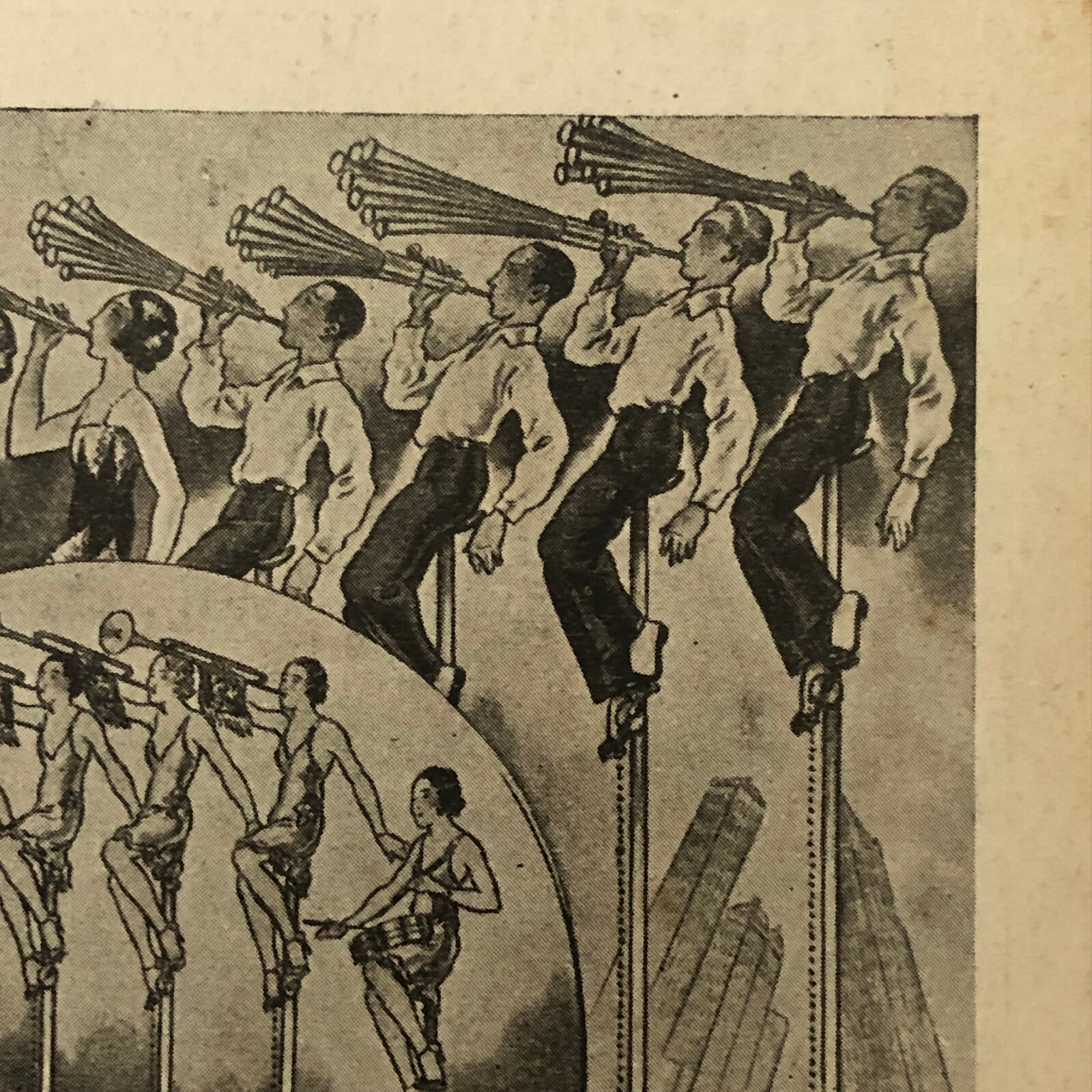 Circus Performer Troupe Act Postcard Post Card 10 Sylwest Unicycle Musician