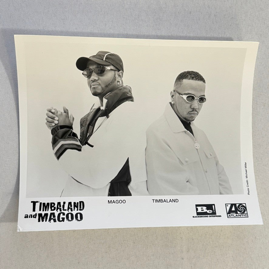 Timbaland and Magoo Publicity Press Photo Photograph Rap Rapper Hip Hop