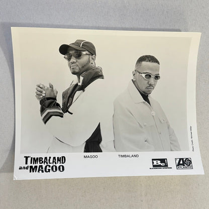 Timbaland and Magoo Publicity Press Photo Photograph Rap Rapper Hip Hop