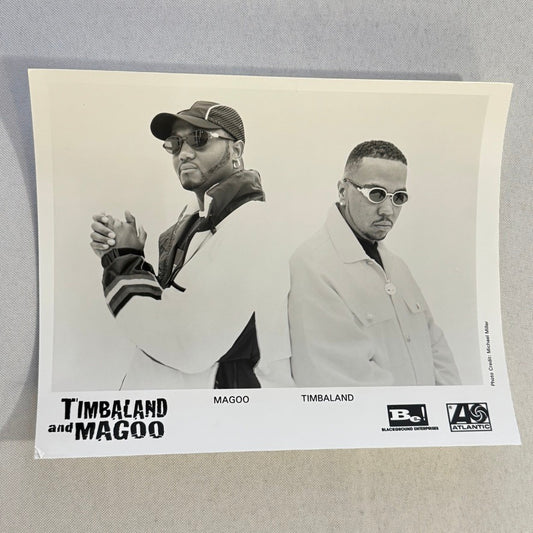 Timbaland and Magoo Publicity Press Photo Photograph Rap Rapper Hip Hop
