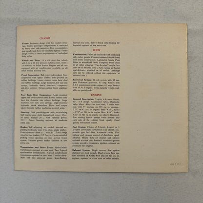 1964 Pontiac Sales Brochure Catalog Bonneville Catalina Star Chief Grand Prix