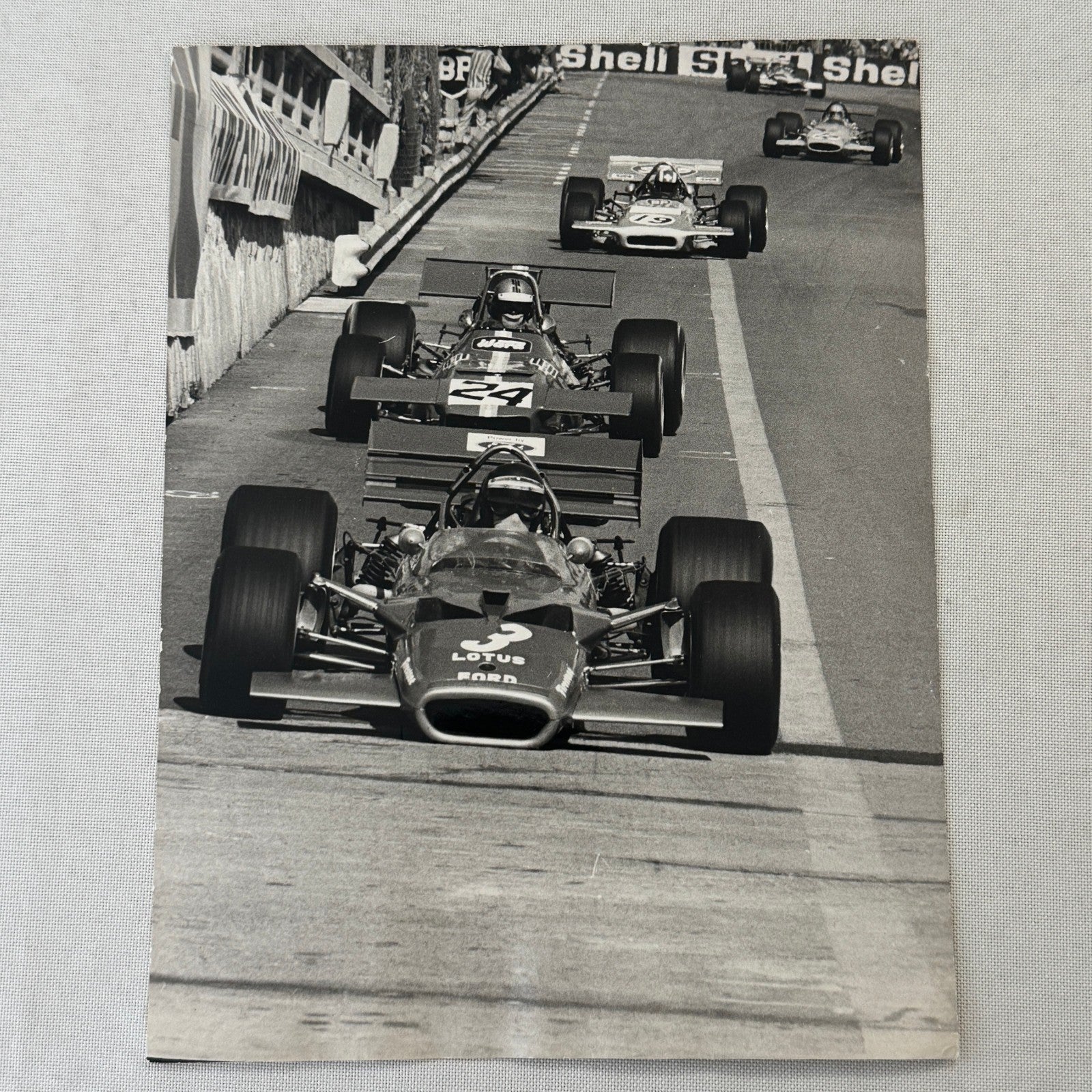 1970 Monaco Grand Prix Racing Photo Photograph Jochen Rindt Jo Siffert