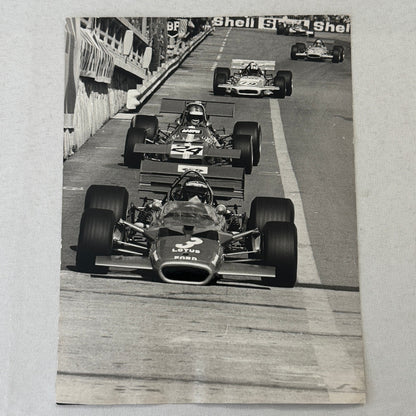 1970 Monaco Grand Prix Racing Photo Photograph Jochen Rindt Jo Siffert