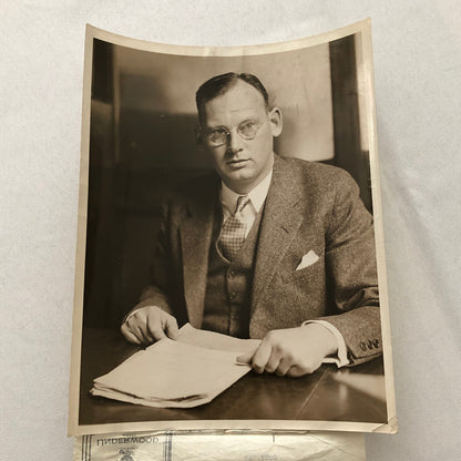 Press Photo Photograph Justice Judge Stephen S Jackson Mayor Laguardia