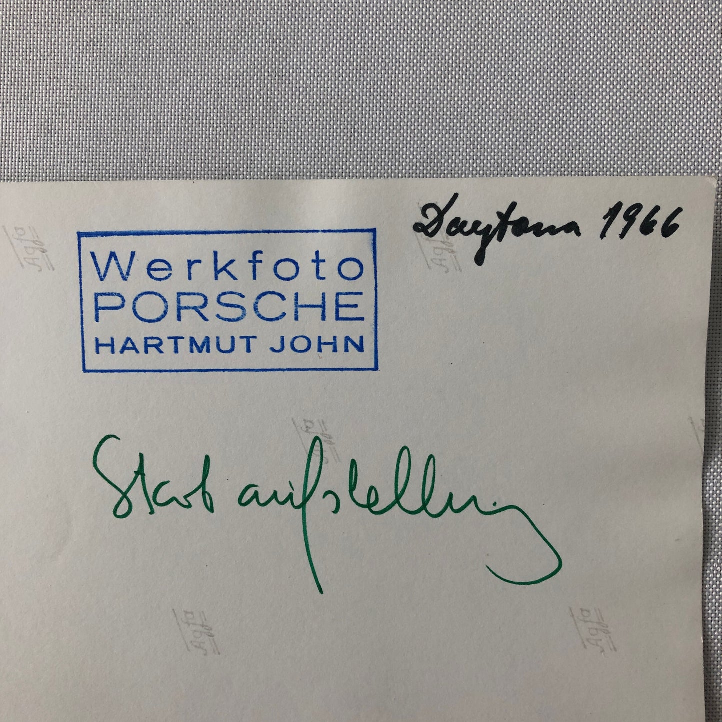 1966 Daytona Porsche Werkfoto Racing Factory Photo Photograph Ford GT + 