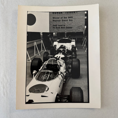 Vintage Honda Formula 1 Car Photo 1967 London UK Racing Show Photograph