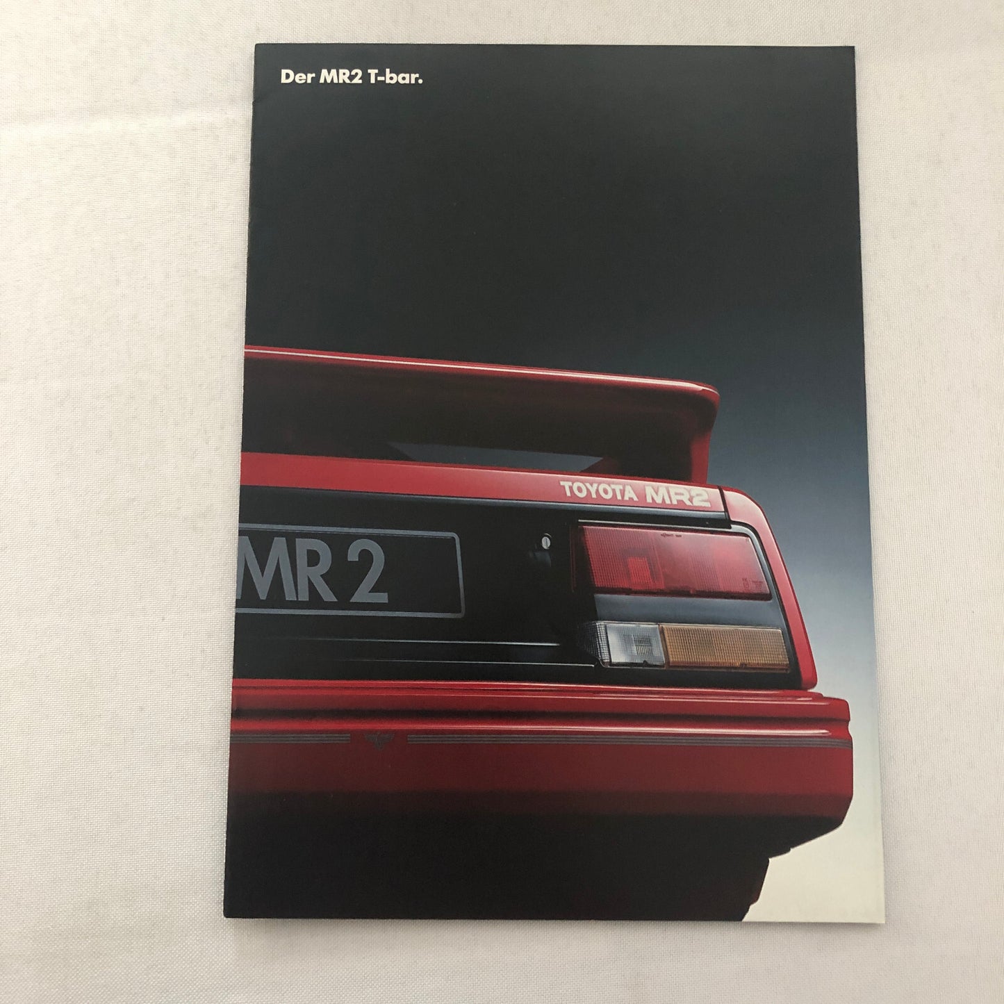 Vintage Toyota MR2 Car Sales Brochure Catalog Advertising GERMAN TEXT