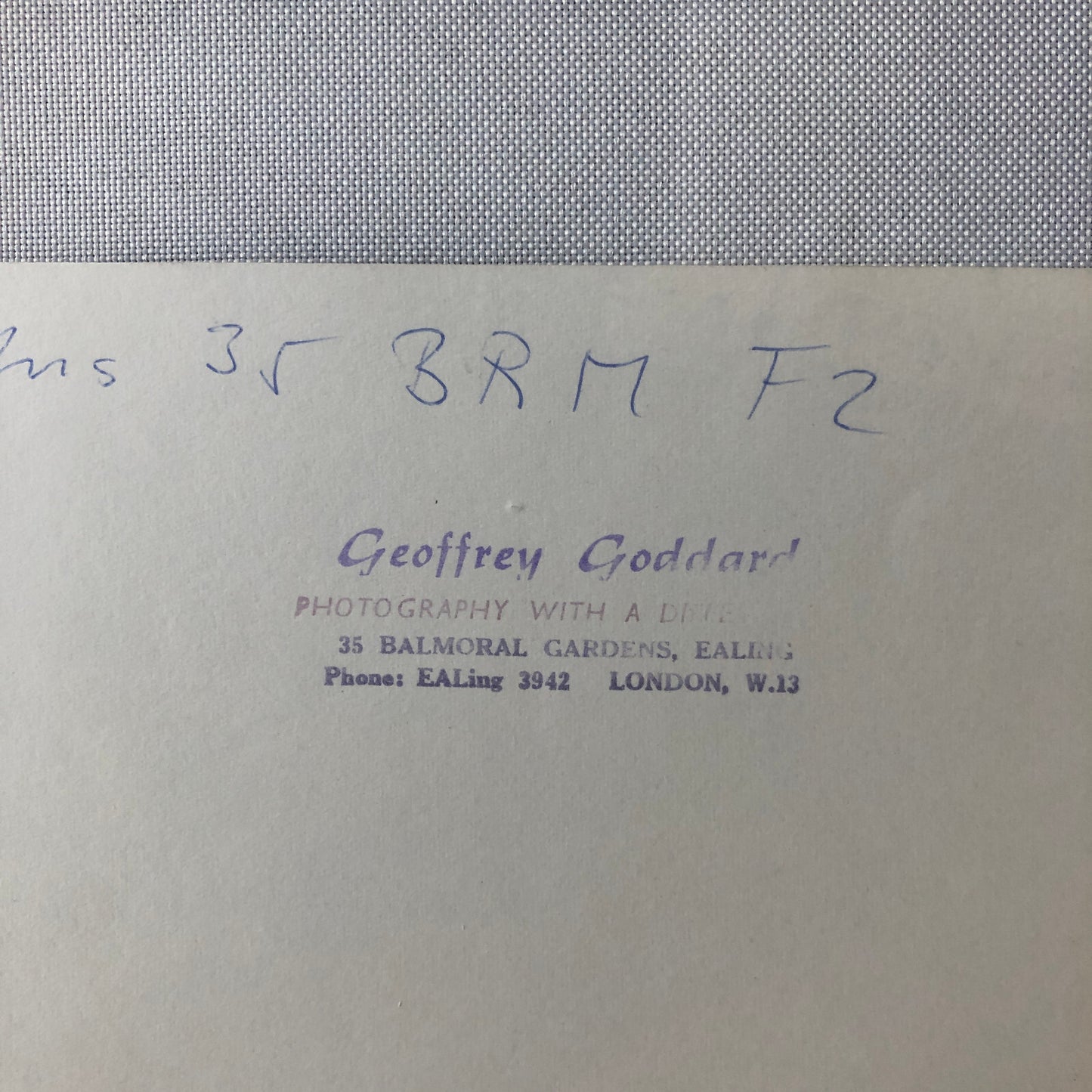 Vintage Racing Photo Photograph Print BRM Engine Lot of 5