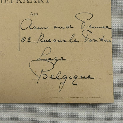 Vintage Circus Act Postcard Post Card Arens and Prince Balancing Act Acrobat