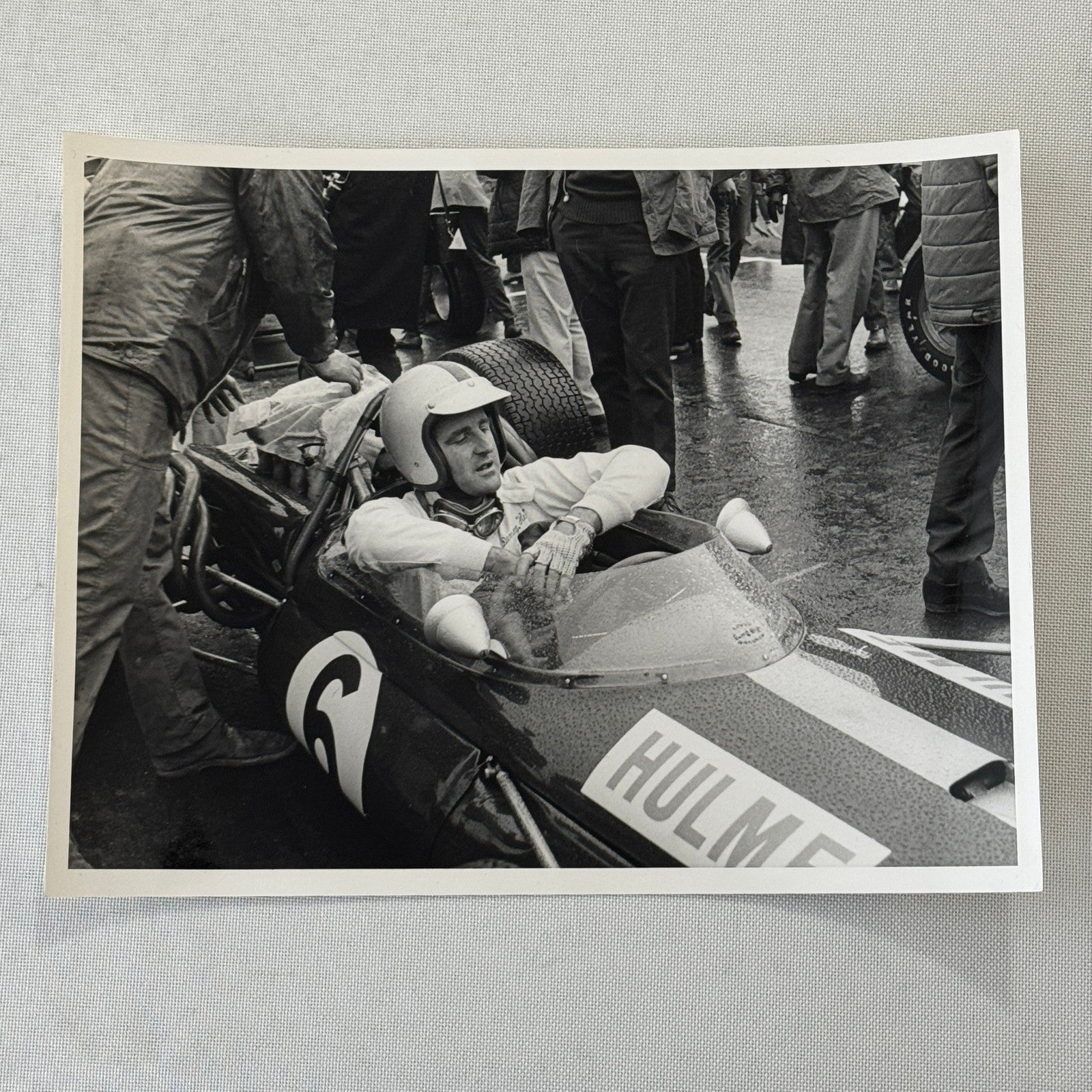 Vintage Racing Photo Denny Hulme Brabham Car Brands Hatch 1966 British GP